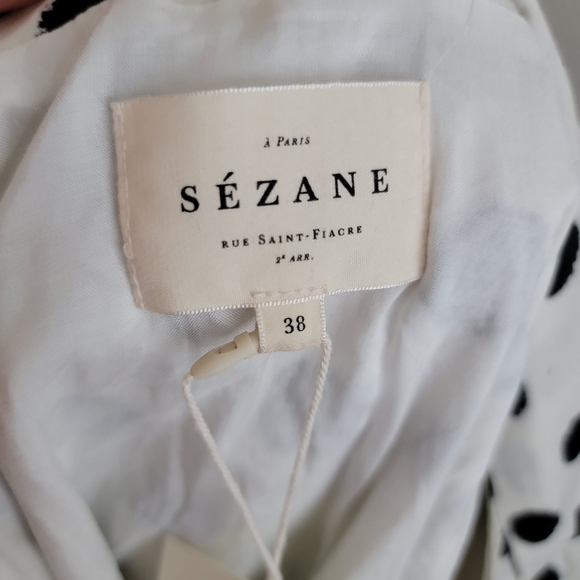 Sezane Mathilde Dress in Polka Dot size 38 NWT - Picture 11 of 12